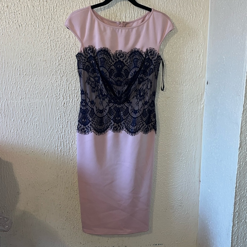 Pink & sparkly Blue mini dress.